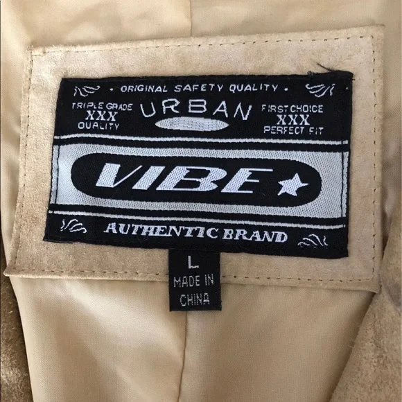 Urban Vibe suede jacket / coat Button up blazer style jacket.